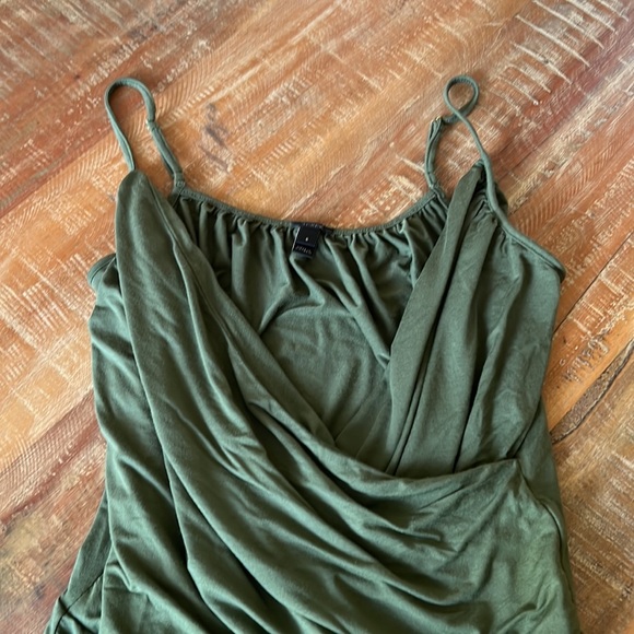 J Crew bodysuit, cotton, in olive green, small - Picture 3 of 8